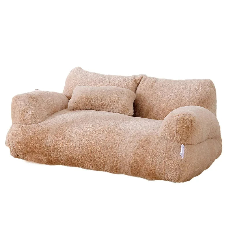 Luxurious Plush Pet Sofa