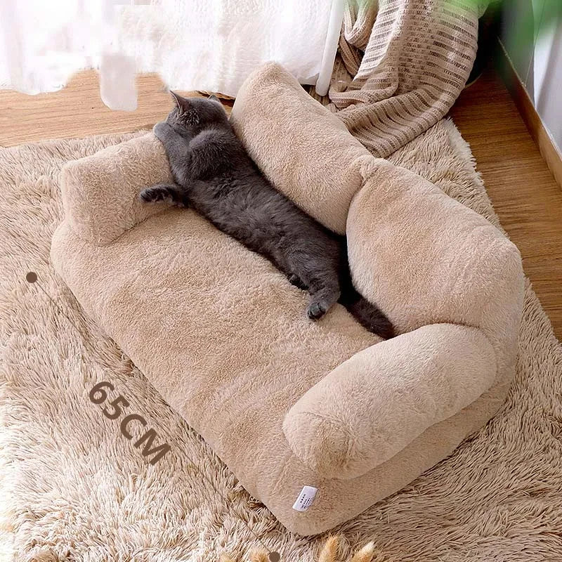 Luxurious Plush Pet Sofa