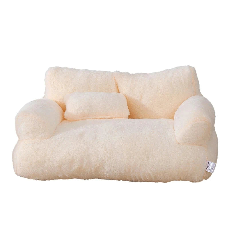 Luxurious Plush Pet Sofa